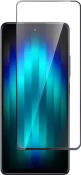 Стекло защитное для Infinix HOT 30 Черная рамка