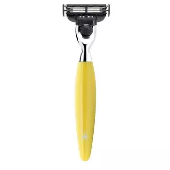 Бритва MUEHLE KOSMO - Mach3, смола лимонного цвета