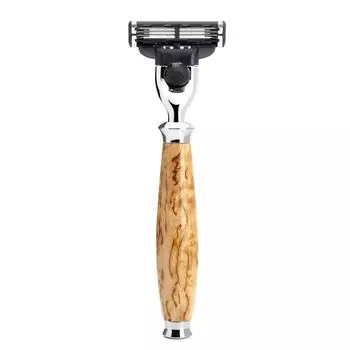 Бритва MUEHLE PURIST - Mach3, каповая береза