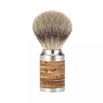 Помазок MUEHLE ROCCA, барсучий ворс, сталь, береста