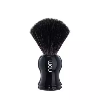 Помазок NOM GUSTAV, черная фибра, черный пластик