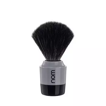 Помазок NOM MARTEN, черная фибра, серый пластик