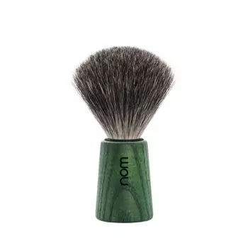Помазок NOM THEO, барсучий ворс, ясень, зеленый