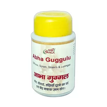 Абха Гуггул (100 таб), Abha Guggulu, произв. Shri Ganga Pharmacy