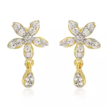 Ad Stone Square Shaped Stud Earrings