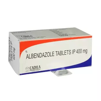 Албендазол (1 таб, 400 мг), Albendazole, произв. Cadila Pharmaceuticals