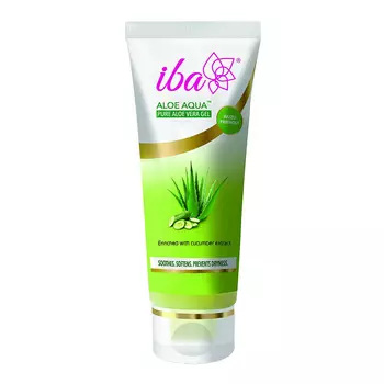 Алоэ Аква: увлажняющий питательный гель для лица и тела (100 мл), Aloe Aqua Pure Aloe Vera Gel, произв. Iba Halal Care