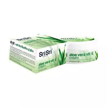 Алоэ вера Вит-Е: крем для кожи (100 г), Aloe Vera Vit. E Cream, произв. Sri Sri Tattva
