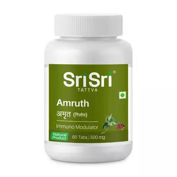 Амрут (Гудучи) (60 таб, 500 мг), Amruth, произв. Sri Sri Tattva