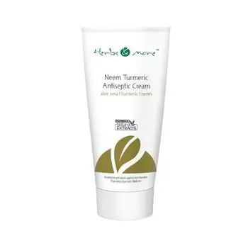 Антисептический крем с Нимом и Куркумой (75 г), Neem Turmeric Antiseptic Cream, произв. Herbs & More