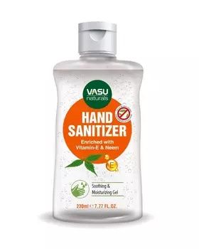 Антисептик для рук с Витамином Е и Нимом (230 мл), Hand Sanitizer, произв. VASU