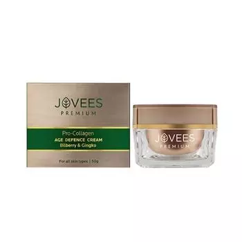 Антивозрастной крем с Черникой и Гинкго (50 г), Pro-Collagen Age Defence Cream Bilberry & Gingko, произв. Jovees