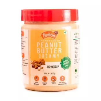 Арахисовая паста (500 г), Peanut Butter Creamy, произв. Truefarm