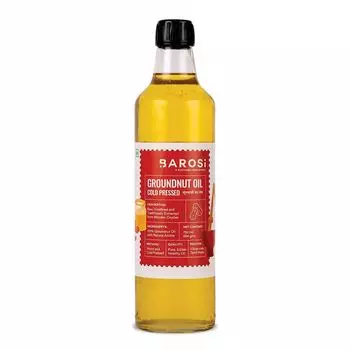 Арахисовое масло холодного отжима (750 мл), Cold Pressed Groundnut Oil, произв. Barosi