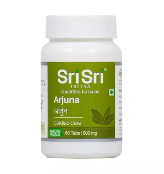 Арджуна (60 таб, 500 мг), Arjuna, произв. Sri Sri Tattva