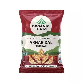 Архар Дал (1 кг), Arhar Dal, произв. Organic India