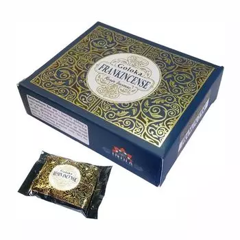 Ароматическая смола Ладан (12 пак, 50 г), Frankincense Resin Incense, произв. Goloka