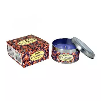 Ароматическая свеча Лаванда (70 г), Rich Lavender Exquisite Fragrance Candle, произв. Goloka