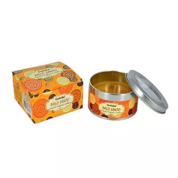 Ароматическая свеча Пало Санто (70 г), Palo Santo Exquisite Fragrance Candle, произв. Goloka