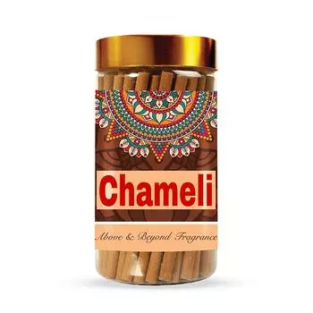 Ароматические палочки Чамели (Жасмин) для пуджи (100 г), Chameli Dhoop Sticks for Pooja, произв. The RUPAWAT Perfumery House