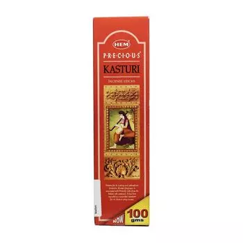 Ароматические палочки Кастури (100 шт), Kasturi Incense Sticks, произв. Hem
