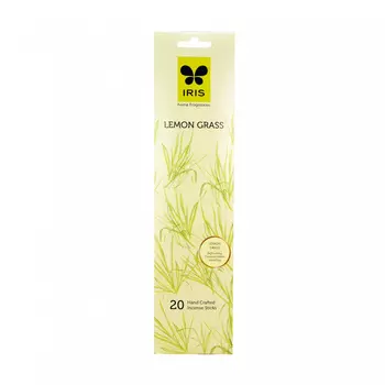 Ароматические палочки Лемонграсс (20 шт), Incense Lemon Grass, произв. IRIS