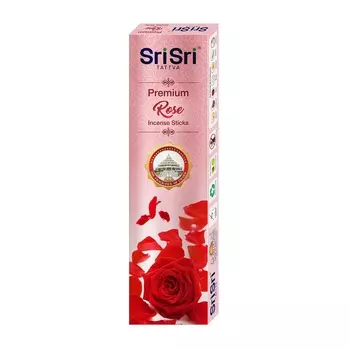 Ароматические палочки Роза (15 г), Rose Incense Sticks, произв. Sri Sri Tattva