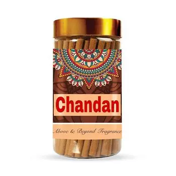 Ароматические палочки Сандал для пуджи (100 г), Chandan Dhoop Sticks for Pooja, произв. The RUPAWAT Perfumery House