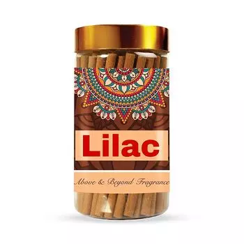 Ароматические палочки Сирень для пуджи (100 г), Lilac Dhoop Sticks for Pooja, произв. The RUPAWAT Perfumery House