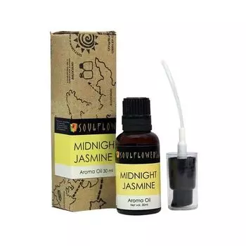 Ароматическое масло Жасмина (30 мл), Midnight Jasmine Aroma Oil, произв. Soulflower