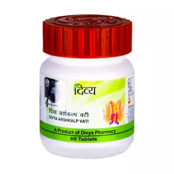 Аршкалп Вати (80 таб, 500 мг), Arshkalp Vati, произв. Patanjali