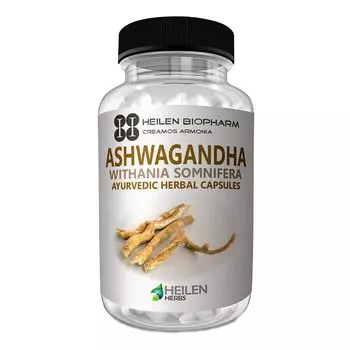 Ашвагандха (180 кап, 500 мг), Ashwagandha, произв. Heilen Biopharm