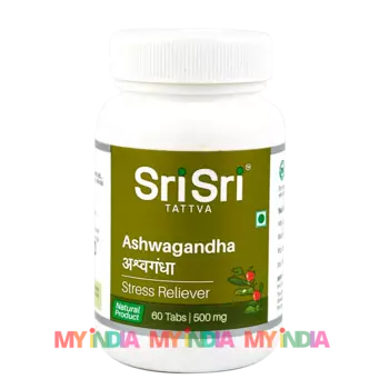 Ашвагандха (60 таб.), Ashwagandha, произв. Sri Sri Tattva