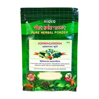 Ашвагандха Чурна (500 г), Ashwagandha Churn, произв. Nidco