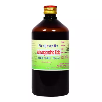 Ашвагандха Калп (450 мл), Ashvagandha Kalp, произв. Baijnath