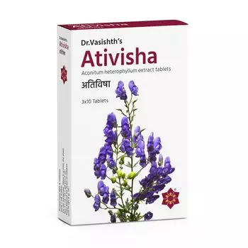 Ативиша (30 таб), Ativisha, произв. Dr. Vasishth’s