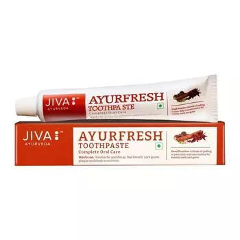 Аюрфреш: зубная паста освежающая (100 г), Ayurfresh Toothpaste, произв. Jiva