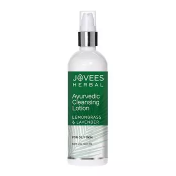 Аюрведический очищающий лосьон с Лемонграссом и Лавандой (100 мл), Ayurvedic Cleansing Lotion Lemongrass & Lavender, произв. Jovees