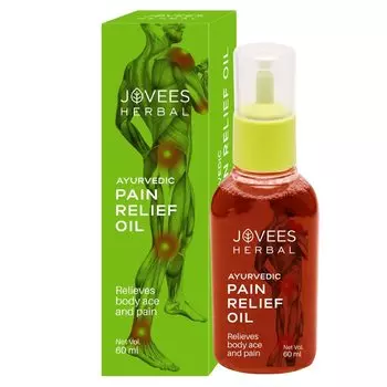 Аюрведическое масло против боли (60 мл), Ayurvedic Pain Relief Oil, произв. Jovees
