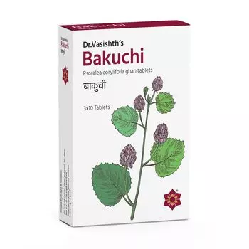 Бакучи (30 таб, 600 мг), Bakuchi, произв. Dr. Vasishth’s