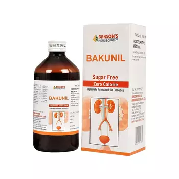 Бакунил без сахара и калорий (450 мл), Bakunil Sugar Free Zero Calorie, произв. Bakson