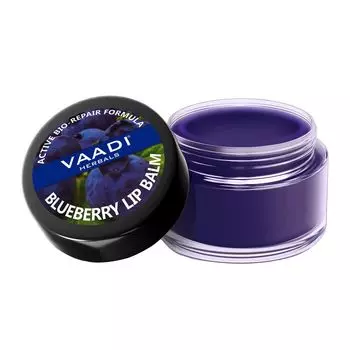 Бальзам для губ с Голубикой (10 г), Blueberry Lip Balm, произв. Vaadi Herbals