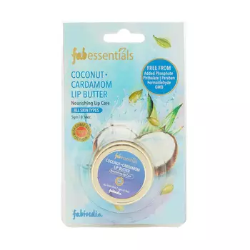 Бальзам для губ с Кокосом и Кардамоном (5 г), Coconut Cardamon Lip Butter, произв. Fabessentials