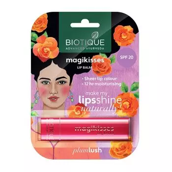Бальзам для губ Слива (4 г), Magikisses Lip Balm Plum Lush, произв. Biotique
