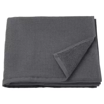 Банное полотенце антрацитовое, SALVIKEN Bath Towel Anthracite, произв. IKEA