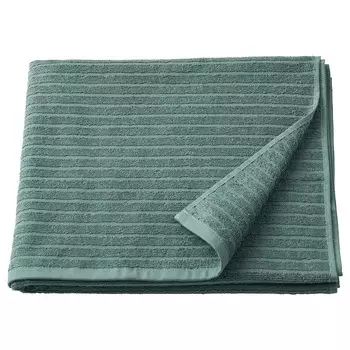 Банное полотенце серо-бирюзовое, VAGSJON Bath Towel Grey-turquoise, произв. IKEA