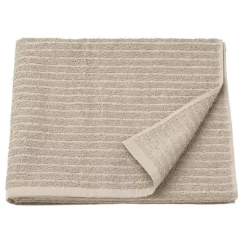 Банное полотенце светло-бежевое, VAGSJON Bath Towel Light Beige, произв. IKEA