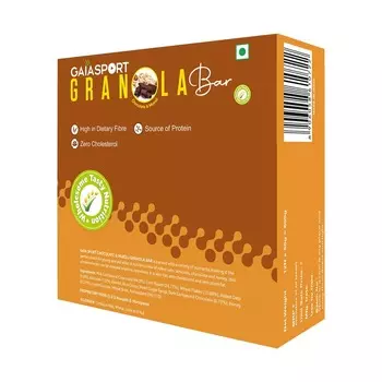 Батончики Гранола с Шоколадом и мюсли (12 шт, 50 г), Granola Bar Chocolate & Muesli, произв. Gaia