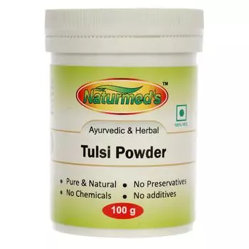 Базилик тонкоцветный (100 г), Tulsi Powder, произв. Naturmed's