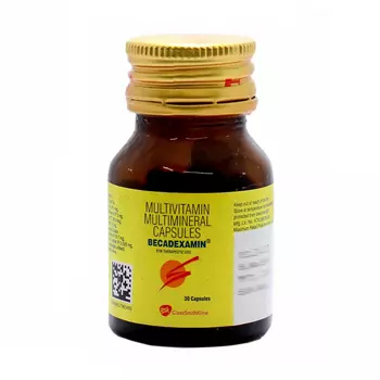 Бекадексамин: источник витаминов и минералов (30 кап), Becadexamin, произв. Glaxo Smith Kline